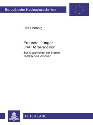 cover image of Freunde, Juenger und Herausgeber